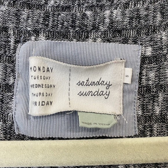 Anthropologie Saturday Sunday Cardigan Size S Semana Gray Duster OB512232 - Picture 5 of 8